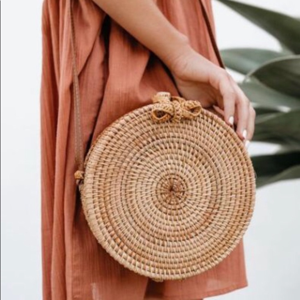 Vici Collection Bamboo Crossbody Bag In Natural